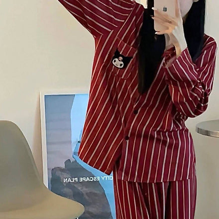بيجامة كورومي المخططة ❤️‍🔥